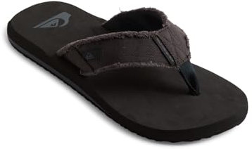 Quiksilver Herren Monkey Abyss - Sandals For Men Zehentrenner, Schwarz Schwarz Schwarz Braun Xkkc, 43 EU