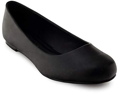Andrés Machado - Ballerines Classiques pour Femme - AM539 - Mocassins - Ballerines à Talon Plat - Large Choix de Couleurs et de matières - Soft Noir EU 42