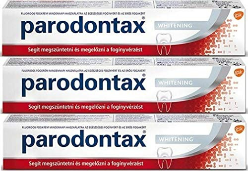3x Parodontax dentifricio Whitening Zahnpasta 75 ml Zahncreme