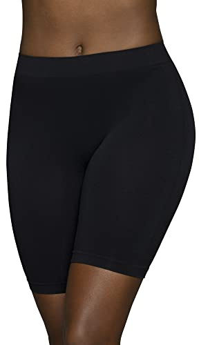 Vanity Fair Smoothing Slip Short, Midnight Black, 3X-Large