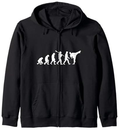 Aikido Evolution - aikido aikido fighter aikido suit aikido Zip Hoodie