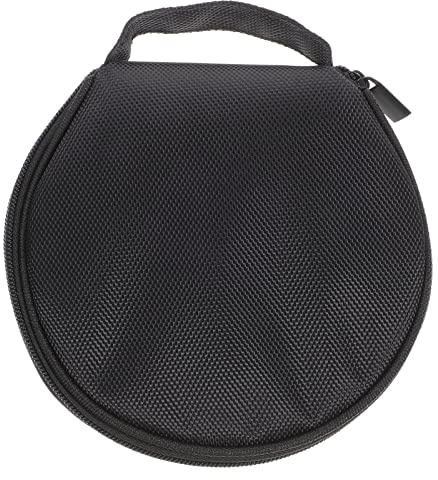 DOITOOL Bolsa De Almacenamiento Redonda Para Cd Y Dvd Con Capacidad De 20 Unidades Estuche Portátil Con Cremallera Para Organizar Discos Compactos En Casa Y Coche