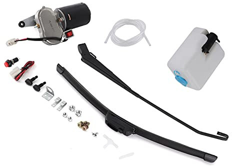 Scheibenwischer Kit,Scheibenwischer Boot,Wischermotor Universal,Utiper Kit uie G Vtt Winhutzscheibenmotor Cote A Moteur Rzr Trail 12 Volt X3 l 12 V Für Side By 2014 er Win Sxs