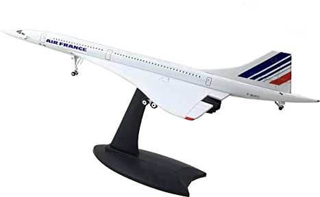 caapmony 1/200 Concorde Sophonique Passager Avion Air France Modèle respiratoire pour collection d'affichage