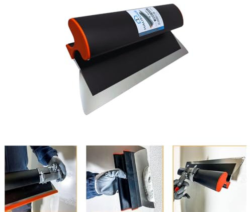 Profi Flächenspachtel - 0,3 mm, Größen 250 mm | Ideal für den Strukturspachtel, Putzkelle, Spachtel Werkzeug