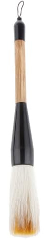 Artibetter Chinese Calligraphy Brush Large Wolf & Goat Hair Writing Brush with Short Bamboo Shaft for Traditional Painting and Script Practice
