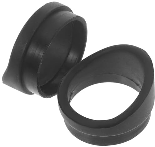 DIYEAH Microscope Eyepiece Covers 2-Pack Rubber Protective Shields Lightweight Eyepiece Guards for Lab and Scientific Microscope Accessories