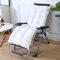 FANSU Dicke Liegenauflage, Auflagen für Gartenliegen mit Bändern Antirutsch Auflage für Sonnenliege Relax Liegenauflage für Deckchair Liegestuhl Garten Camping Innen Außen (Weiß,55x153cm)