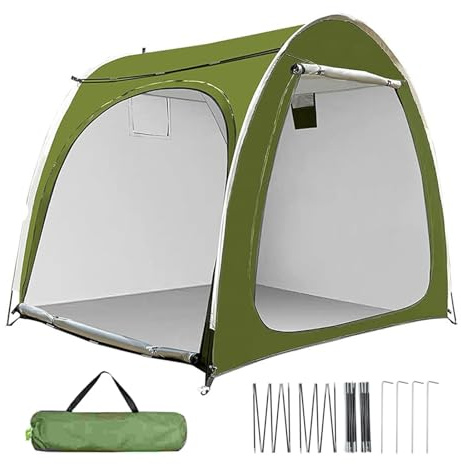 Tienda de almacenamiento para bicicletas, cubierta portátil para motocicleta, resistente a los rayos UV, resistente al viento, cubierta para motocicleta al aire libre, reutilizable para jardín, césped