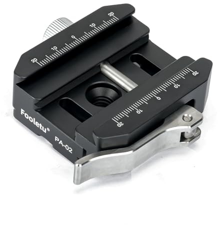 Fooletu Arca to Picatinny Adapter Mount with Lever Release Aluminium