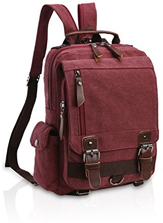 FANDARE Unisexo Mochila Bolso Pecho Lienzo Bolsos de Hombre Bolsa para la Escuela Sling Daypacks Mujer Bolsos Cruzados Bandoleras Cruzada para Viaje Deportes Gimnasio Senderismo Ciclismo Montañismo
