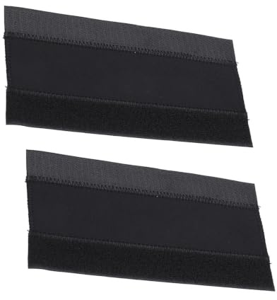 Qiilu Bicycle Chainstay Protector,2pcs Cycling Bike Frame Chain Protector Sticker Guard Pad Cover Wrap Black for Mountain chain protector mountain bike