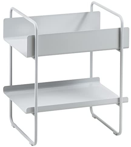 Zone Denmark A-Console Table Konsolentisch, Beistelltisch und Dekotisch aus Metall, 48 x 35,6 x 55,5 cm, Soft Grey
