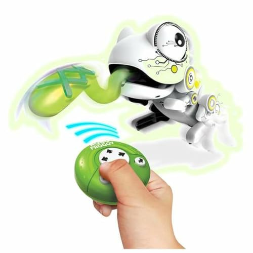 Bizak Berni la Rana Robotica, salta e tira fuori la sua lingua magnetica per catturare il cibo, saltare, mirare e catturare, include 2 set (62008526)