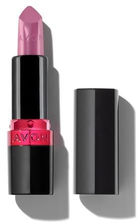 Avon Ultra Creamy Satin-finish Lipstick Lilac Romance with Vitamin E, Avocado Oil and Jojoba Oil for a Creamy and Comfy Feel, Rich Colour and Full Coverage, Cruelty Free