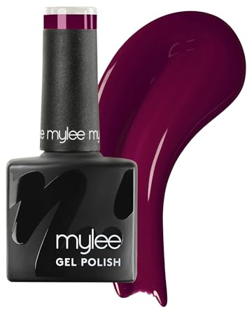 Mylee Gel Nail Polish 8ml [Whispers] - UV/LED Soak-Off Nail Art Manicure Pedicure for Professional, Salon & Home Use [Pink Range] - Long Lasting & Easy to Apply