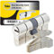 Yale YC2100 - Cilindro di serratura per frizione, YC2100 DB 40X50 NI