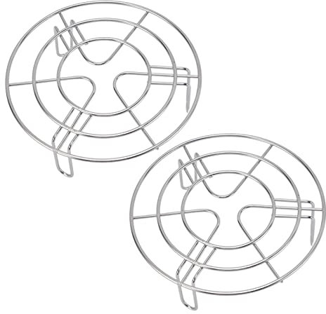 Instant Pot Trivet, Wide Application High Hardness Stainless Steel Steamers Rack for Baking for Cooling Food for Home(15.5CM)