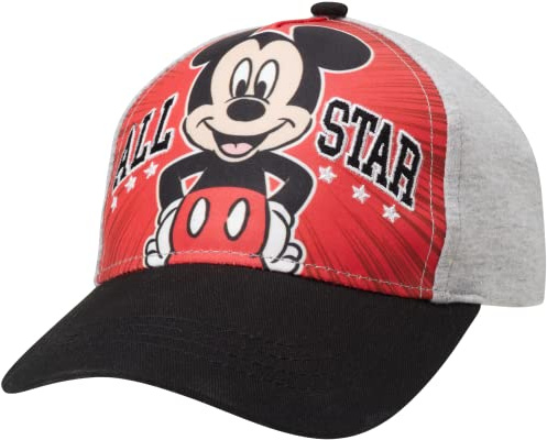 Disney Toddler Boys' Mickey Mouse Hat – Snap-Back Baseball Cap, Ages, Size Age 4-7