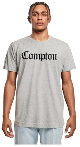 Mister tee Camiseta Compton para Hombre, Gris, XXL