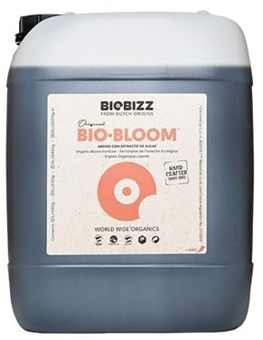 GROWMANIA Fertilizante Bio Bloom de Biobizz 20 L | Abono Orgánico Etapa Floración de Plantas y Cultivos | Sustrato Natural 100% Biológico