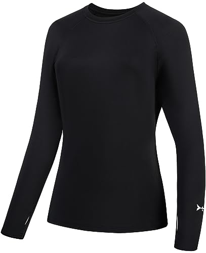 Bassdash Dam-T-shirt med UV-skydd UPF 50+, långärmad fisk- och vandringsskjorta med hög prestanda