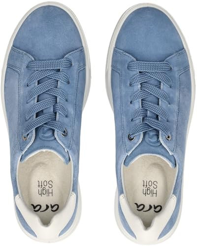 ara Damen ROM Sneaker, Azzuro,Weiss, 41 EU