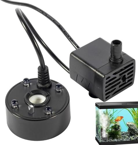 Fogger for USB Nebulizer, Water Nebulizer | Pond Mister Atomizer Fogger Mist Fogger - Ultrasonic Nebulizer for Air Humidifier, Mister Fogger with LED Lights, Mist Mister