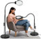 Bodenlupe mit Licht und Ständer, 10X/20X Lupenleuchte, 72 LED-Lichter mit 3 Farbtemperaturen und 10-stufig Einstellbarer Helligkeit, Lupe mit Licht für Hobbys, Handwerk und Lesen