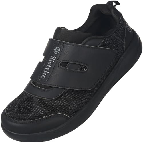 Eagsouni Chaussures Diabétiques Scratch Réglables Hommes Femmes Larges | Respirant,Léger,Chaussons orthopédiques,Anti-dérapante,confortable pour la marche,pour Personnes Âgées