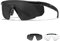 Wiley X │ Saber Advanced Sportsbrille Herren und Damen Schutzbrille Sonnenbrille │ Taktische Militärische MTB Brille │ Laufbrille Radfahren │ Fahrt Wandern Fischen Outdoor-Aktivitäten Airsoft…
