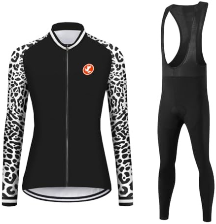 UGLY FROG Sportswear Femmes Maillot de Cyclisme - Dame Cycle Vélo Hiver Fleece Warm Montagne Vêtements des Sports Gym Yoga Tenue de Sport Multicolore