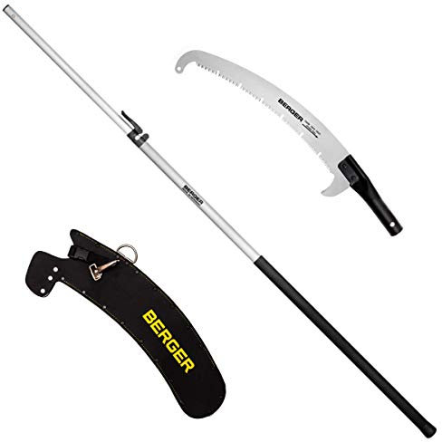 Berger ArboRapid Astsäge Set mit 2-teiliger ArboRapid Teleskopstange und ArboRapid Aufsatzsäge 40 cm inkl. Sägetasche