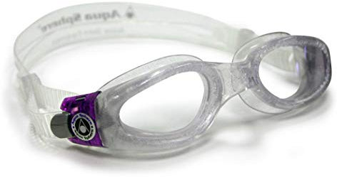 Unisex Kaiman Compact Schwimmmaske, Transparent & Purple - Clear Lens, Einheitsgröße EU