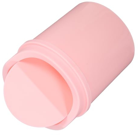 Mini Pattumiera da Scrivania 2L in Plastico con Coperchio Girevole Rosa | Compatta per Briciole e Ritagli, Adatta a Bagno e Piano, Discreta, per Studenti e Uso Cosmetico