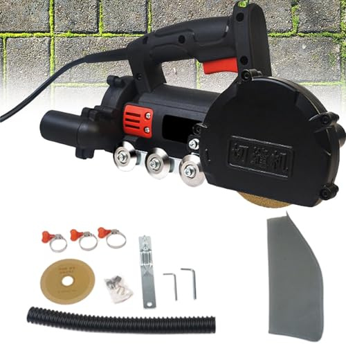 PODEC Nettoyeur De Joints De Carrelage Électrique 900 W avec Lame De 1,2 Mm, Vitesse À Vide De 11 000 TR/Min Et Conception Anti-poussière, pour Salle De Bain, Chambre Et Joints De Carrelage.