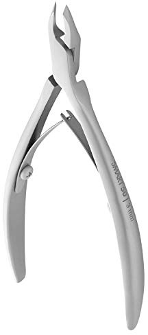 STALEKS PRO Smart 50 3mm Professional Cuticle Nippers – Stainless Steel Skin Nippers for Manicure & Pedicure