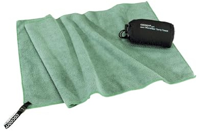 cocoon Travel Towel Terry Towel Light Microfibre XL Bamboo Green