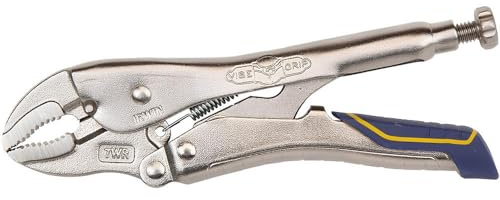 IRWIN VISE-GRIP Locking Pliers, Fast Release, Curved Jaw with Wire Cutter, 7-Inch (IRHT82580)