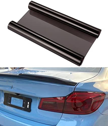NewL 40 cm x 152 cm Extra Largo Autoadesivo Auto Tinta per fanale Posteriore fendinebbia in Vinile Fumo Pellicola Adesiva (Nero Chiaro)