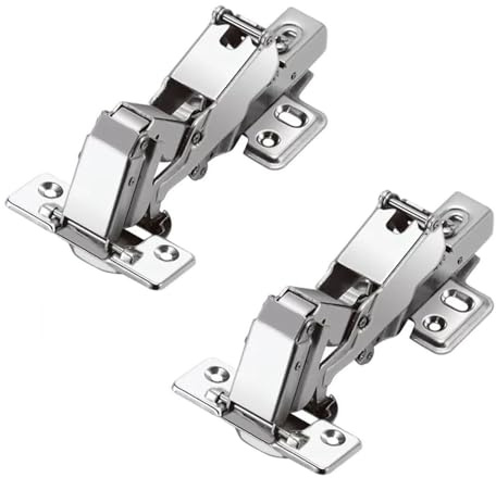 anchak 2-pack 165 till 175 graders grytgångjärn hörnstopp rostfritt skåpgångjärn automatisk gångjärn dämpning gångjärn för köksskåp garderob skåpdörr möbler