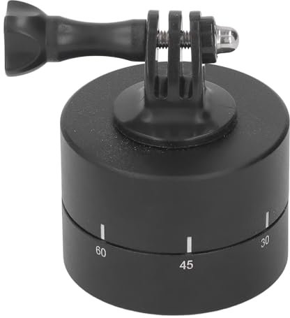 Kamera-Schwenk-Pan-Dock, Zeitraffer-Aufnahmekamera, Zeitraffer-Stabilisator, 360-Grad-Drehung, Aluminiumlegierung, 120-Minuten-Timing
