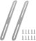 Staffa Piatta Forata Piastra di GiunzionePiatta 280mm Piastra Forata Acciaio Inox Piastre di Giunzione Metalliche per Fissaggio Mensola Supporto Mobili(280*24mm, 2)