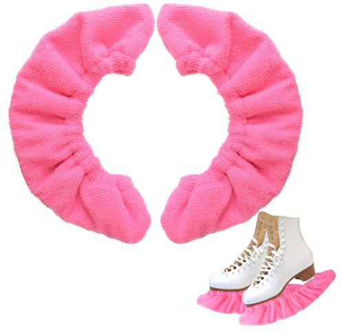 CUNTAUK Schlittschuhschoner, Schlittschuh-Kufenschoner für Sport, Kufenschoner für Hockeyschlittschuhe, Eiskunstlaufschuhe und Schlittschuhe (Rosa, Medium)