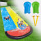KQWVZ 15.3ft/468cm Water Slides and 2 Bodyboards, Lawn Water Slides with Sprinkler, Slip And Slide Water Slide For Kids, Garden Water Slide, for Kids Adults Outdoor Water Play Activities