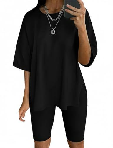 PICKLION Ensemble d'exercices pour femme - Survêtement de yoga - Survêtement pour femme - Tenue de gym - Jogging - Legging d'été - 2 pièces