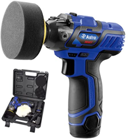 Astro Pneumatic - 12V 3 Mini Cordless Pistol Polisher with 2 Batteries (3027)