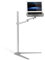 Thingy Club 3 in 1 360º Rotating Height Adjustable Laptop Stand/Ipad Pro 12.9/iPAD Air/iPAD mini/other 4'-13' Tablet and Smartphone - Bed floor Stand for Laptop (12-17 inch) (Silver)