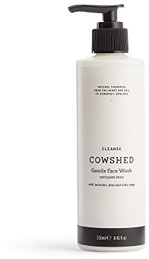 Cowshed Gentle Face Cleanser - 250 ml - Vegan Soothing Facial Cleanser - Lavender Hydrating Gentle Cleanser - Paraben-Free Exfoliating Face Wash Men & Women - Moisturising Cleansing Face Care