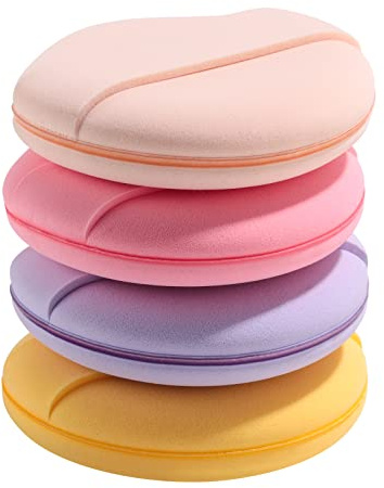 Foundation Sponge BS-MALL Blender Sponge for Liquid, Cream, and Powder, Multi-colored Makeup Sponges Pack of 4